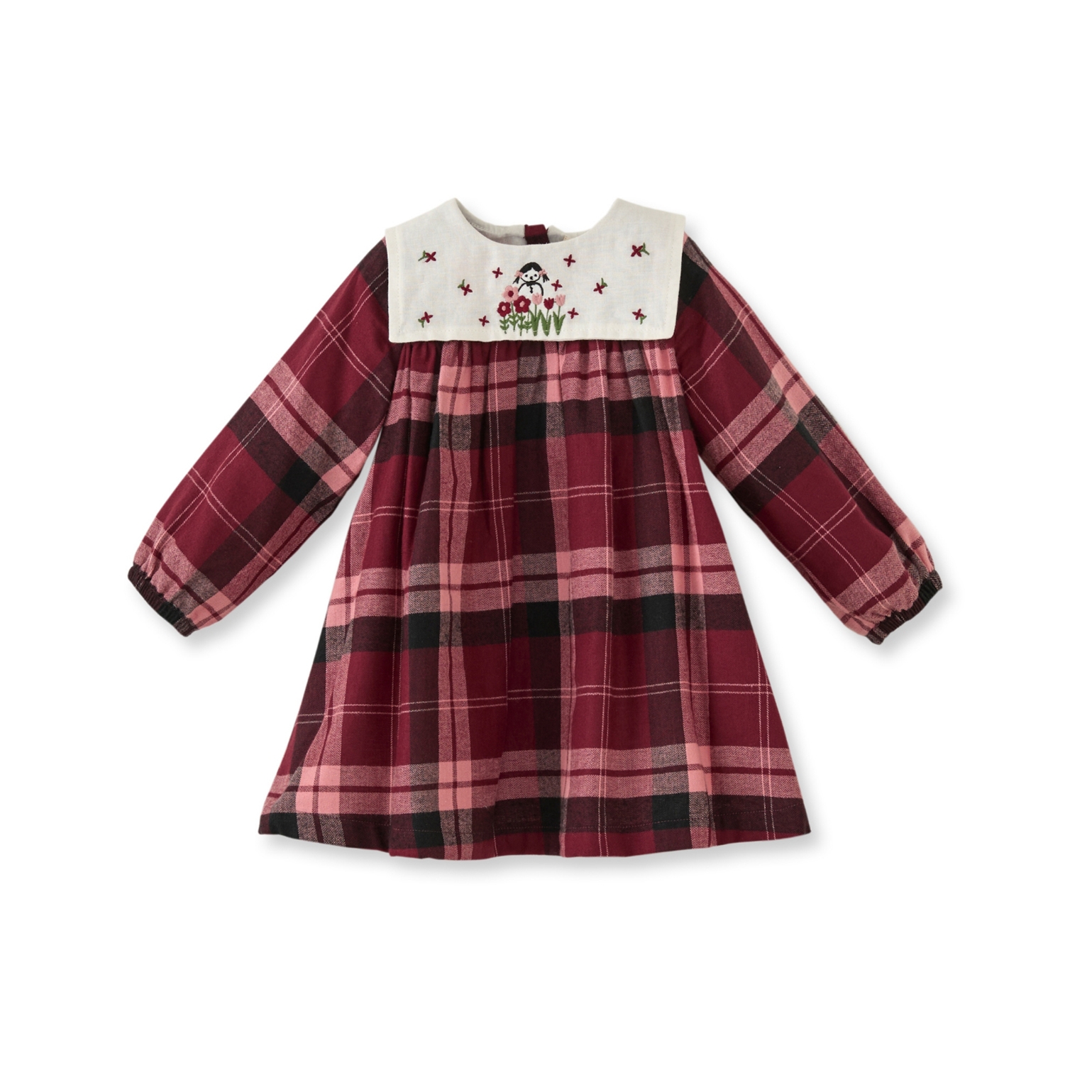 Plaid Patterned Cotton Dress