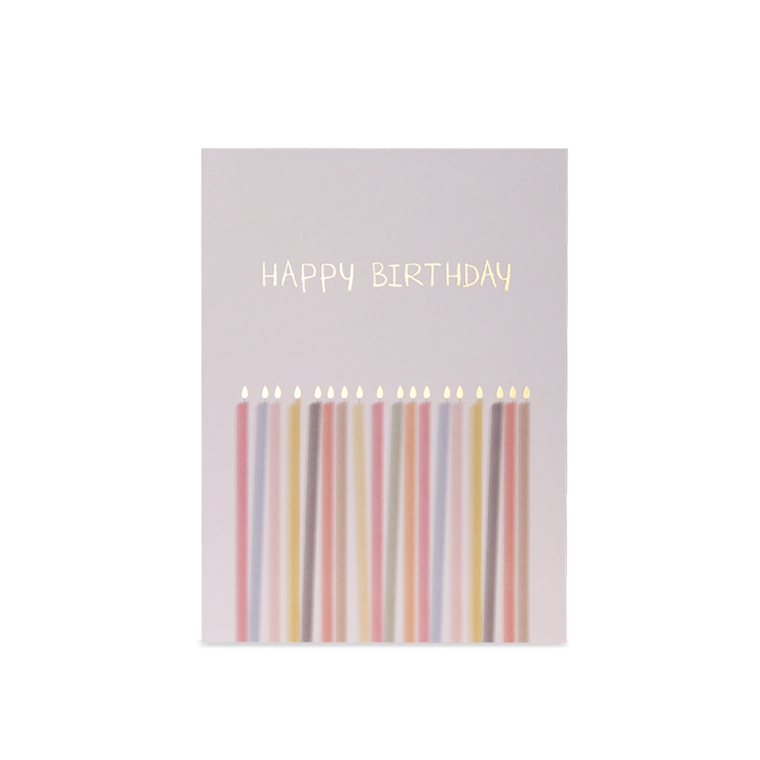 Happy Birthday Candle Card