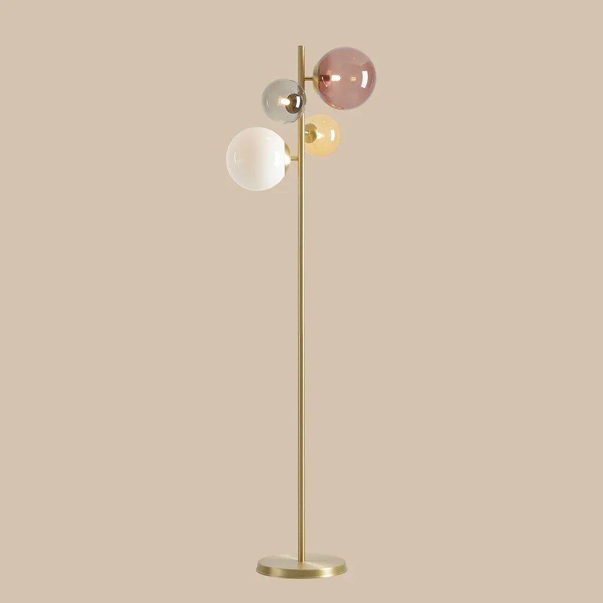 Floral Multicolour Floor Lamp