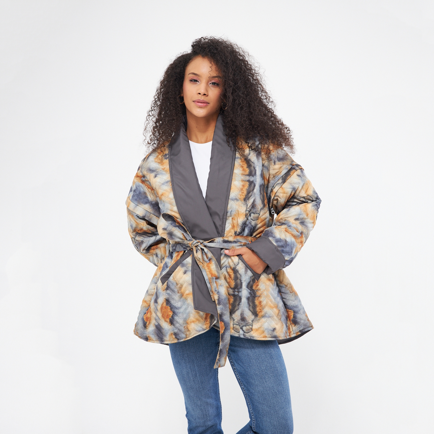 Desert Dust Double-sided Quilted Coat