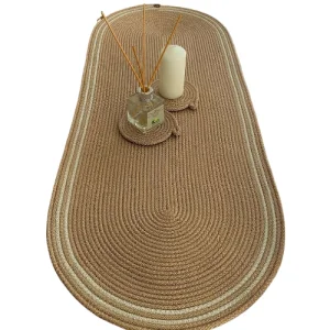 Handmade Oval Jute Runner