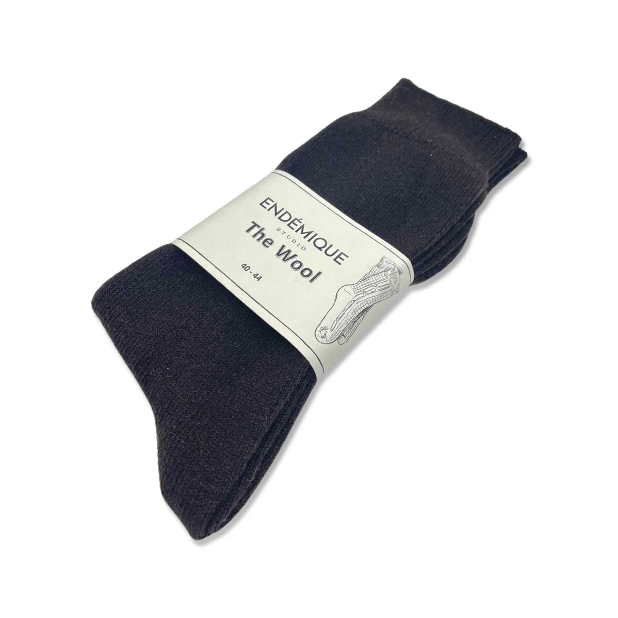 The Wool Plain Socks