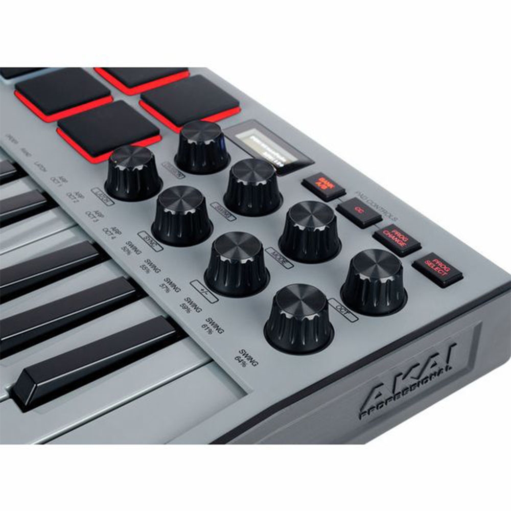 Akai Professional - Grey Mpkmini 3 Gray Midi Keyboard | hipicon