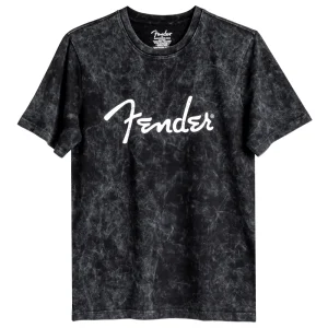 Spaghetti Logo Tie-dye Black T-shirt