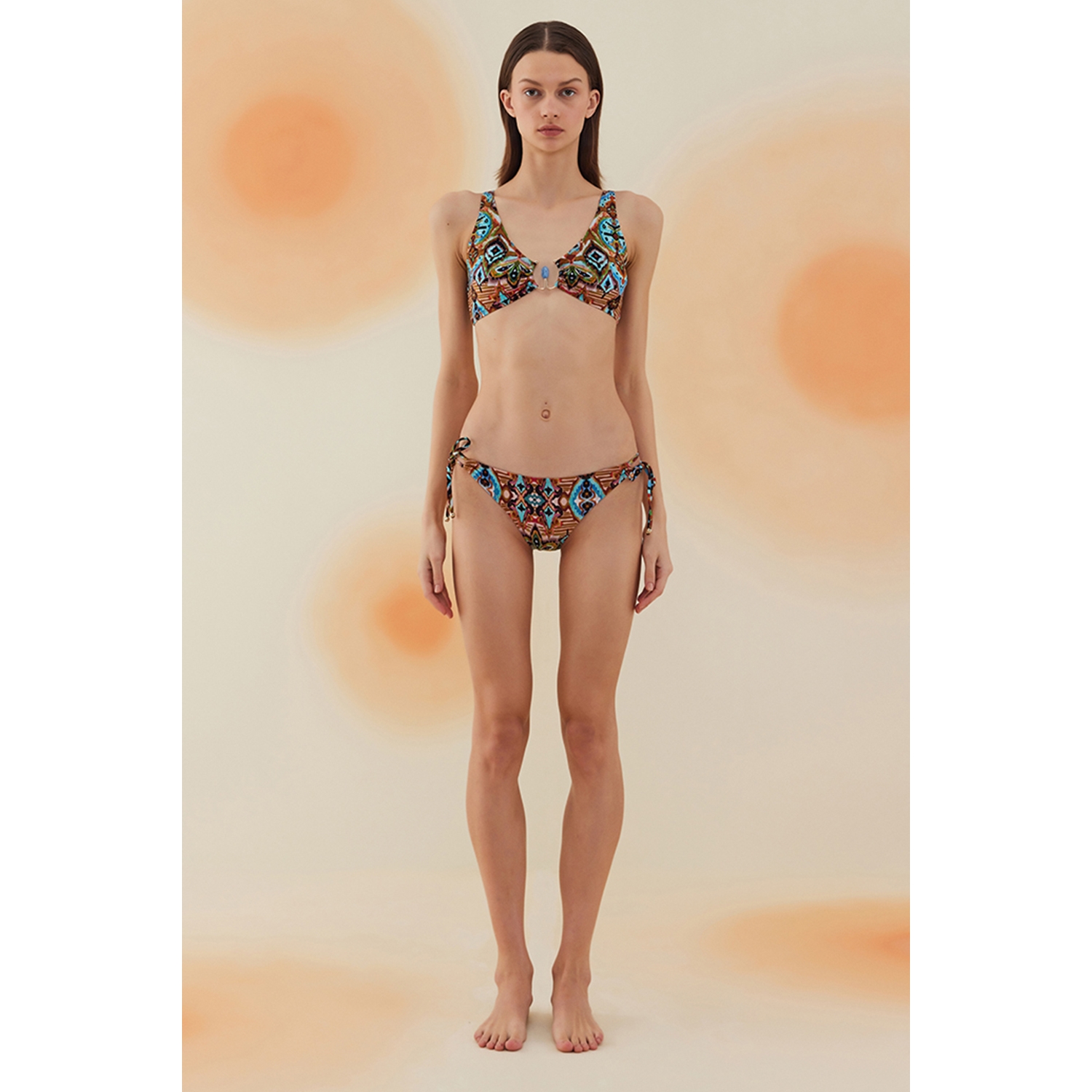 Shib Tapa Ethnic Pattern Accessory Tailoring Bikini Set