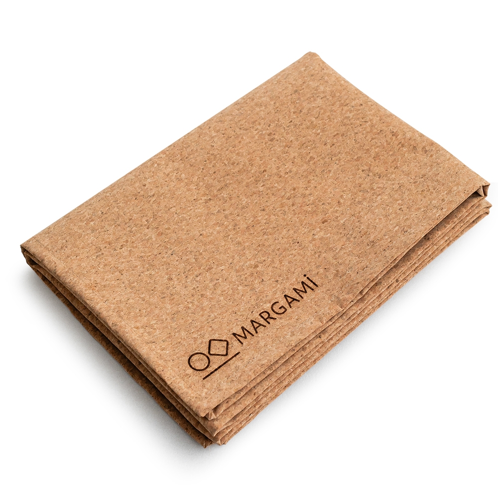 Natural & Non-slip Cork Yoga Mat Towel