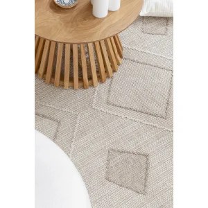 Alba Geometrik Çizgili Tozumaz Salon Koridor Balkon Teras Bahçe Oturma Odası Halısı 19246a - 2