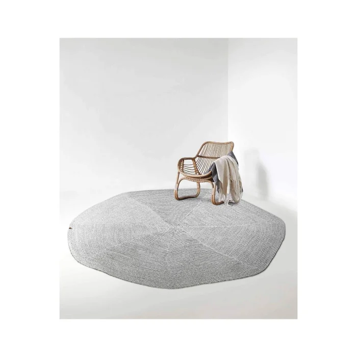 Boulder Hand Knitted Hexagonal Cotton Washable Carpet Rug Balcony Terrace Living Room Hallway Carpet Wicker Carpet 69593 - 2