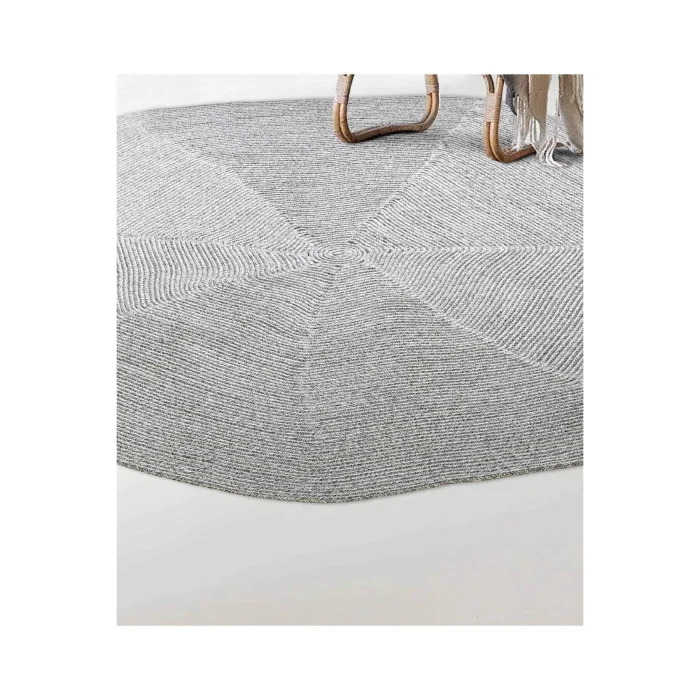 Boulder Hand Knitted Hexagonal Cotton Washable Carpet Rug Balcony Terrace Living Room Hallway Carpet Wicker Carpet 69593 - 5