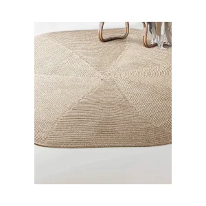 Boulder Hand Knitted Hexagonal Washable Carpet Rug Balcony Terrace Living Room Hallway Carpet Cotton Straw Carpet 69591 - 5
