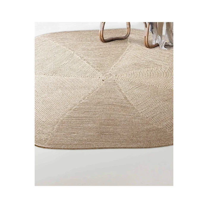 Boulder Hand Knitted Hexagonal Washable Carpet Rug Balcony Terrace Living Room Hallway Carpet Cotton Straw Carpet 69591 - 5