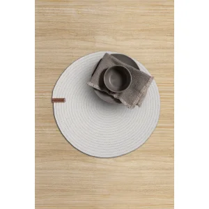 Cesta Amerikan Servis El Yapımı Pamuklu Jüt Örme Dekoratif Düz Supla 37x37cm 9680 - 2