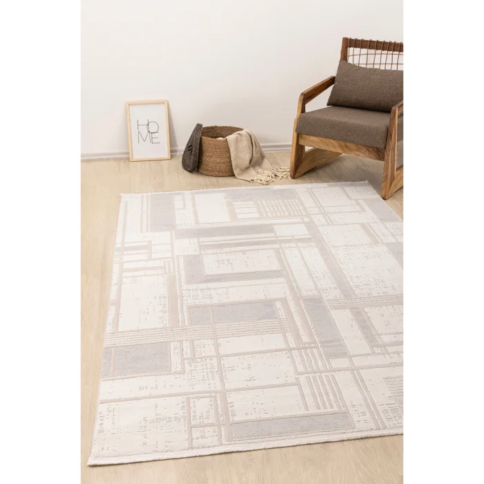 Farahan Geometric Dustproof Living Room Hallway Balcony Terrace Garden Living Room Carpet A0860a - 2