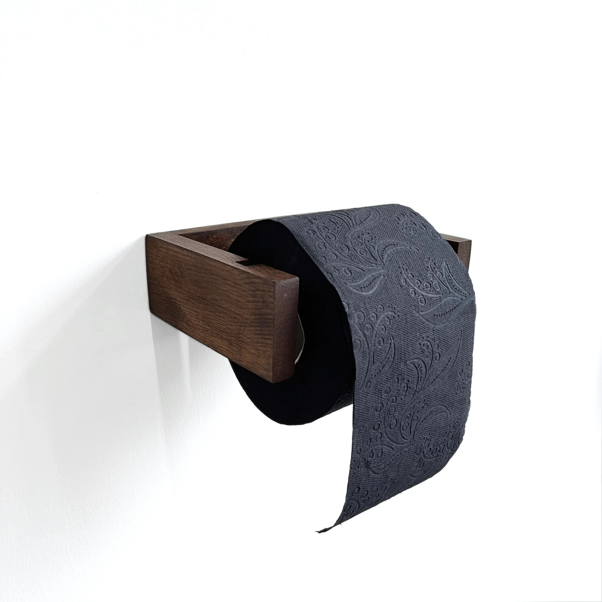 Solid Wood Toilet Paper Stand