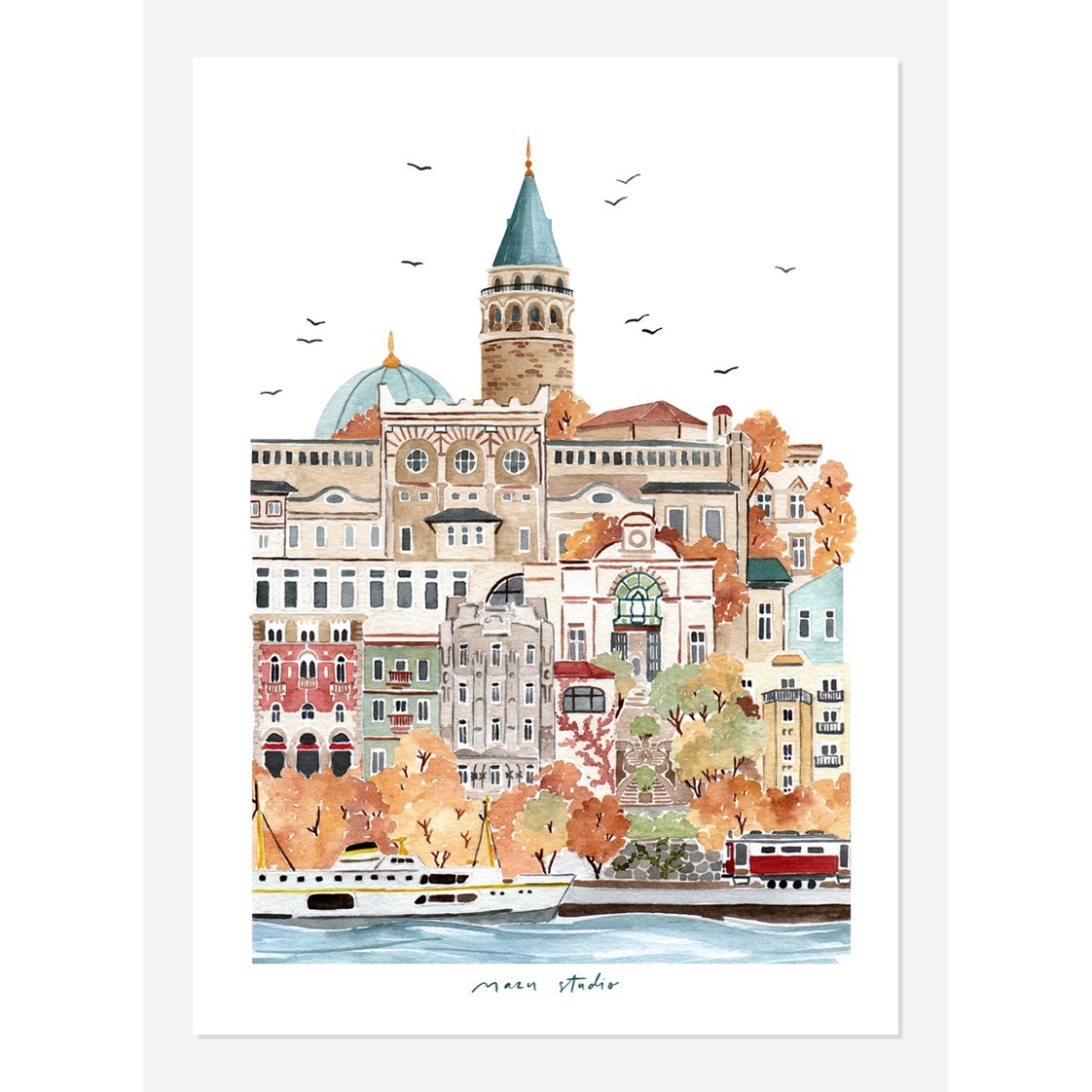 İstanbul Art Print