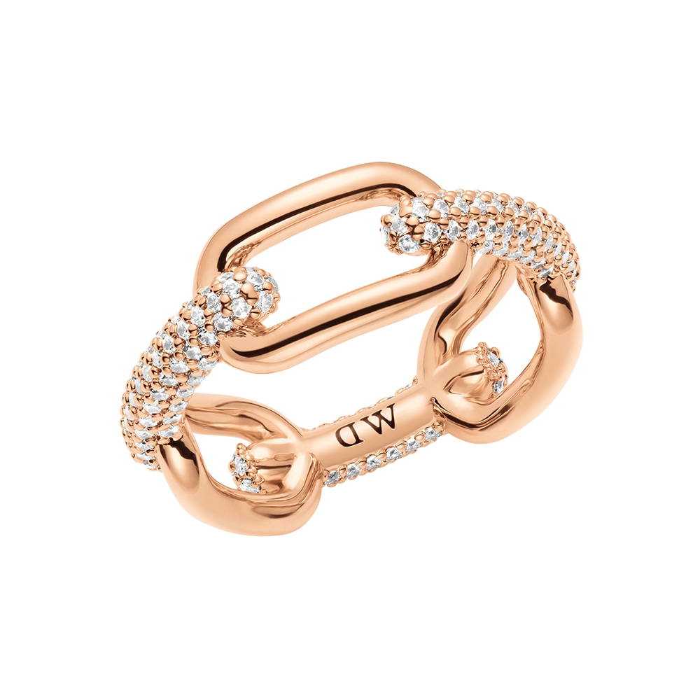 Daniel Wellington Crystal Link 56 RG リング DW00400581 16号 Daniel Wellington - Rose, 56 Crystal Link Ring 56 Rg