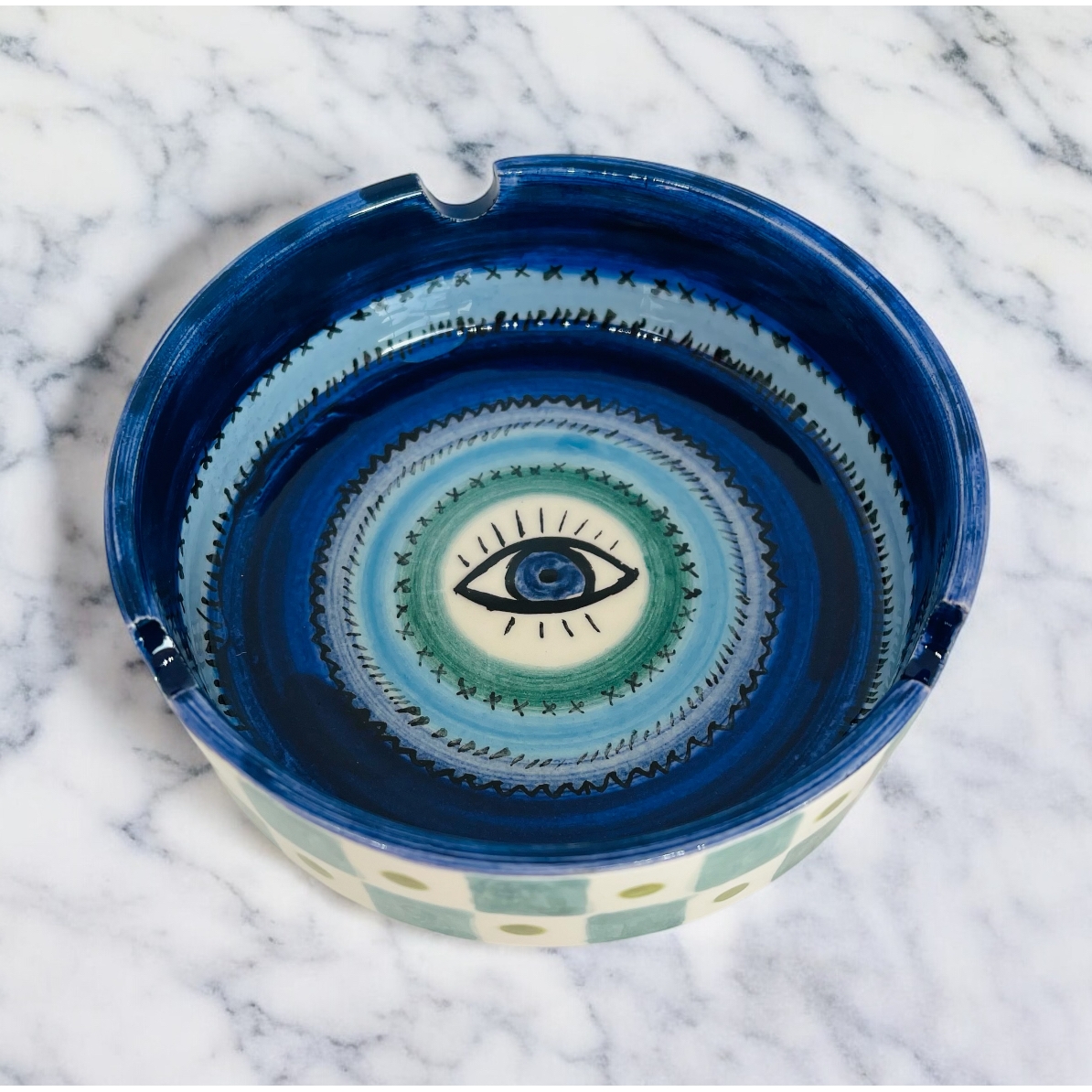 Eye Patterned Ash Tray