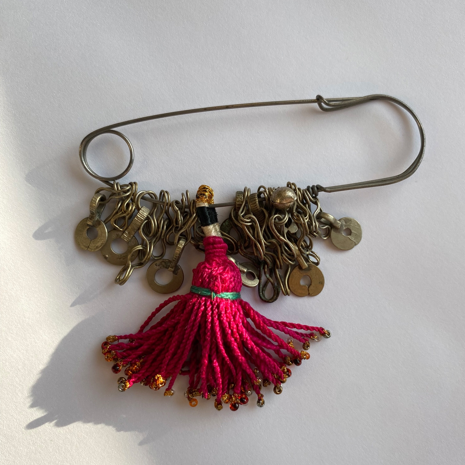 Ethnic Tassel Pin Brooch