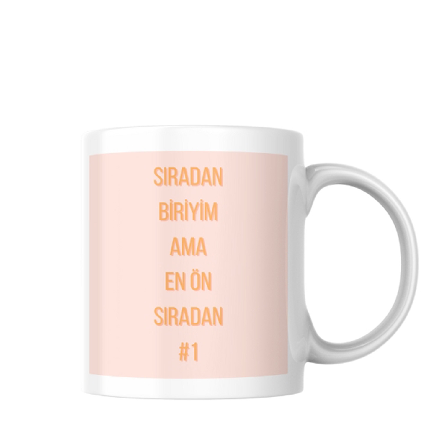 Sıradan Biriyim En Ön Sıradan Kupa