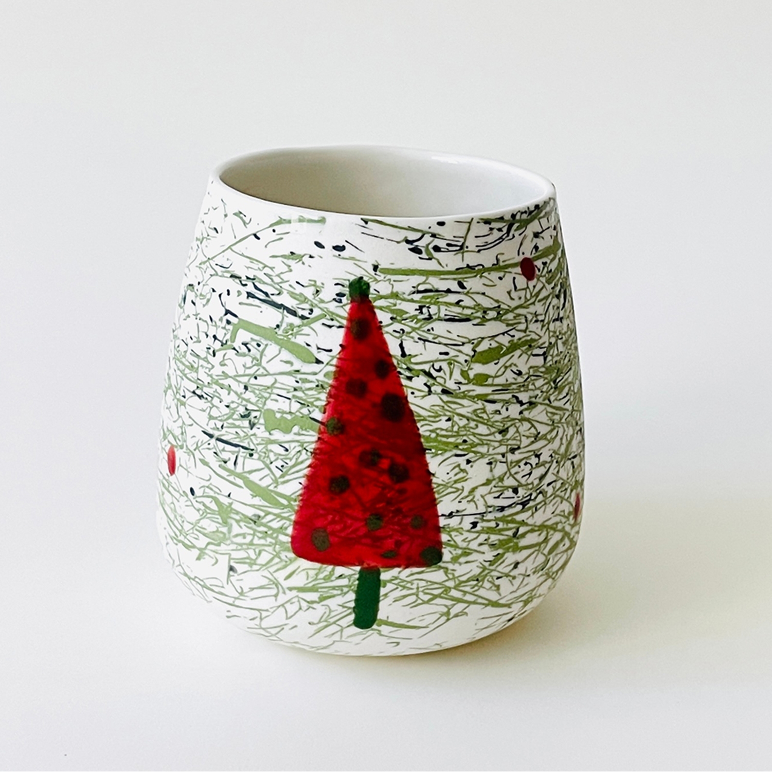 Christmas Tree Handleless Cosmos Mug