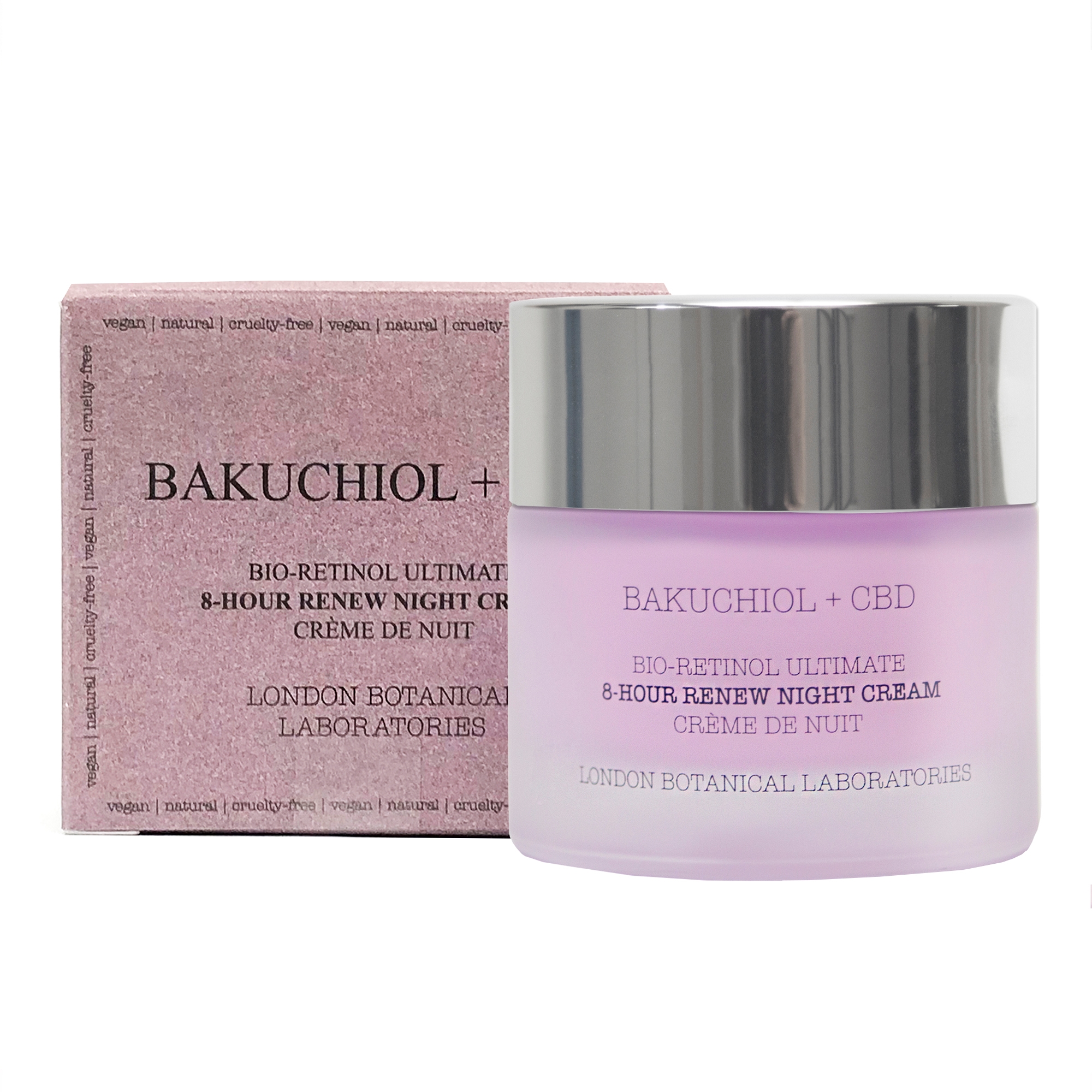 Bakuchiol + Cbd | Bio-retinol Ultimate 8-hour Renew Night Cream 50ml