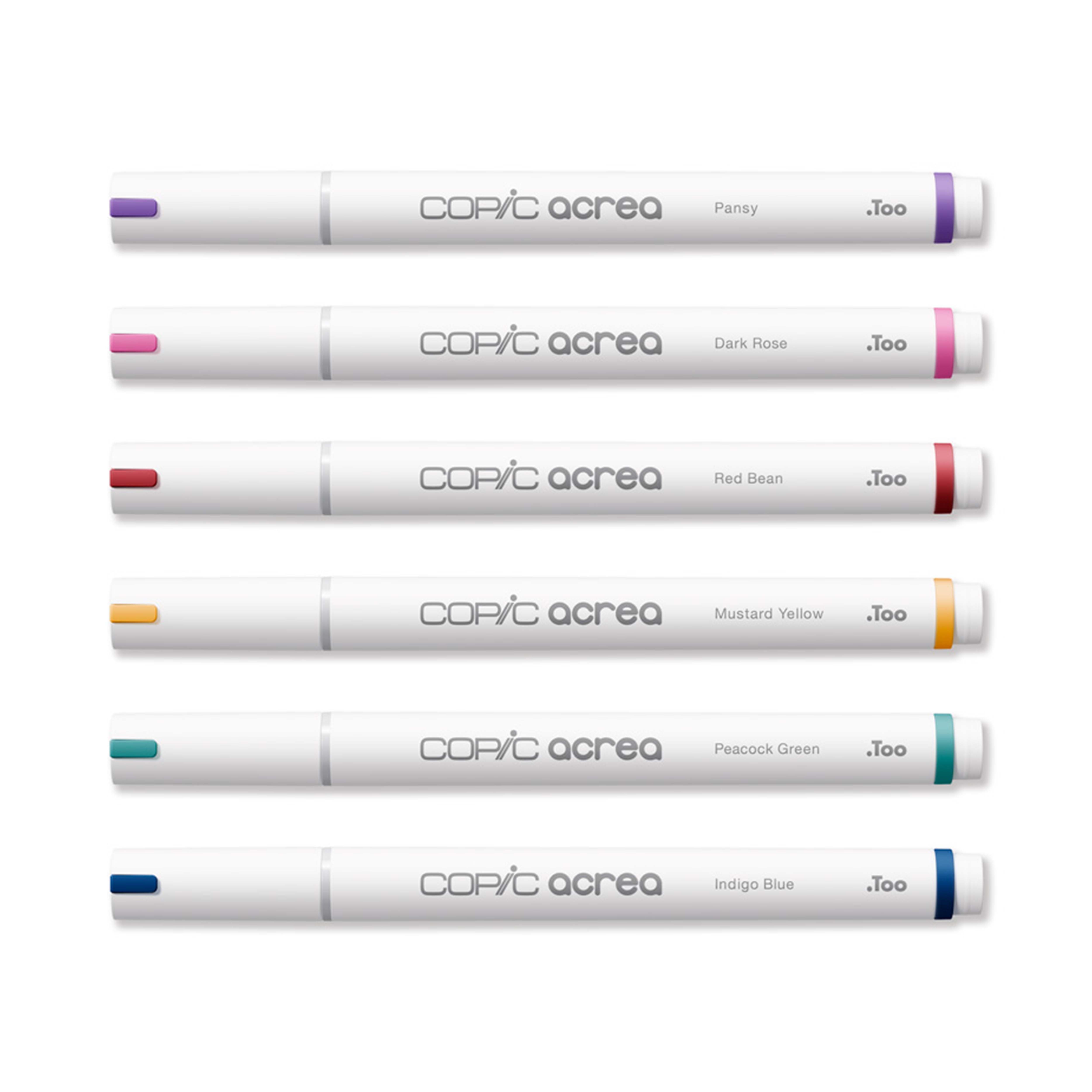 Copic Acrea Su Bazlı Marker 6lı Set - Deep