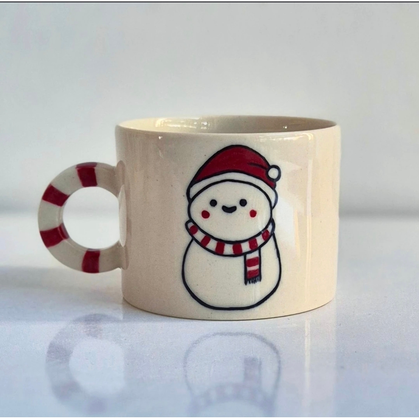 Stoneware Mug Snowman 250 Ml