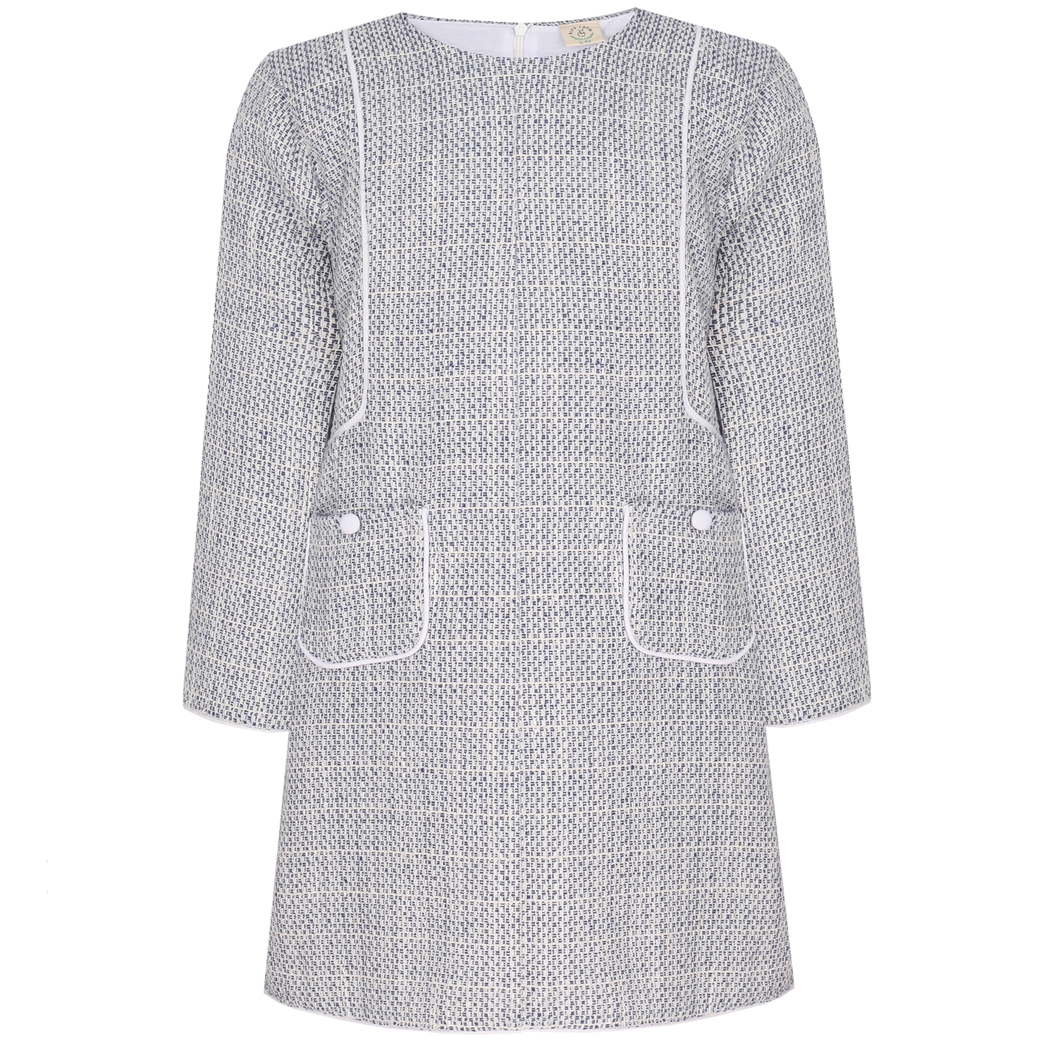 Cozy Tweed Kids Dress