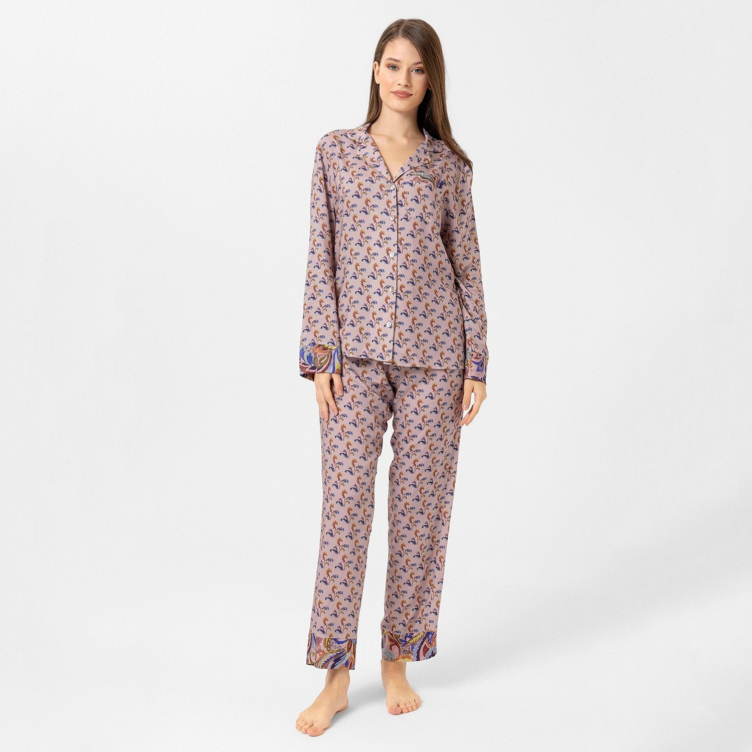 Flower Patterned Hera Pyjama Set