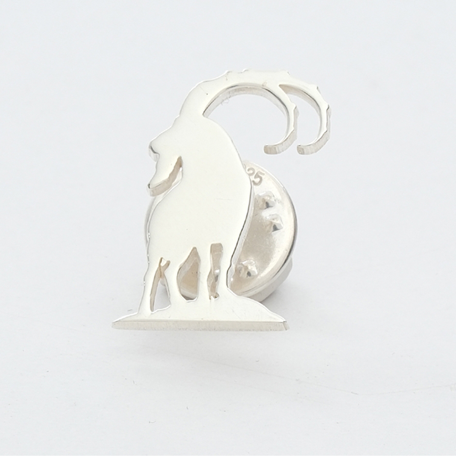 Ibex Silver Brooch 01