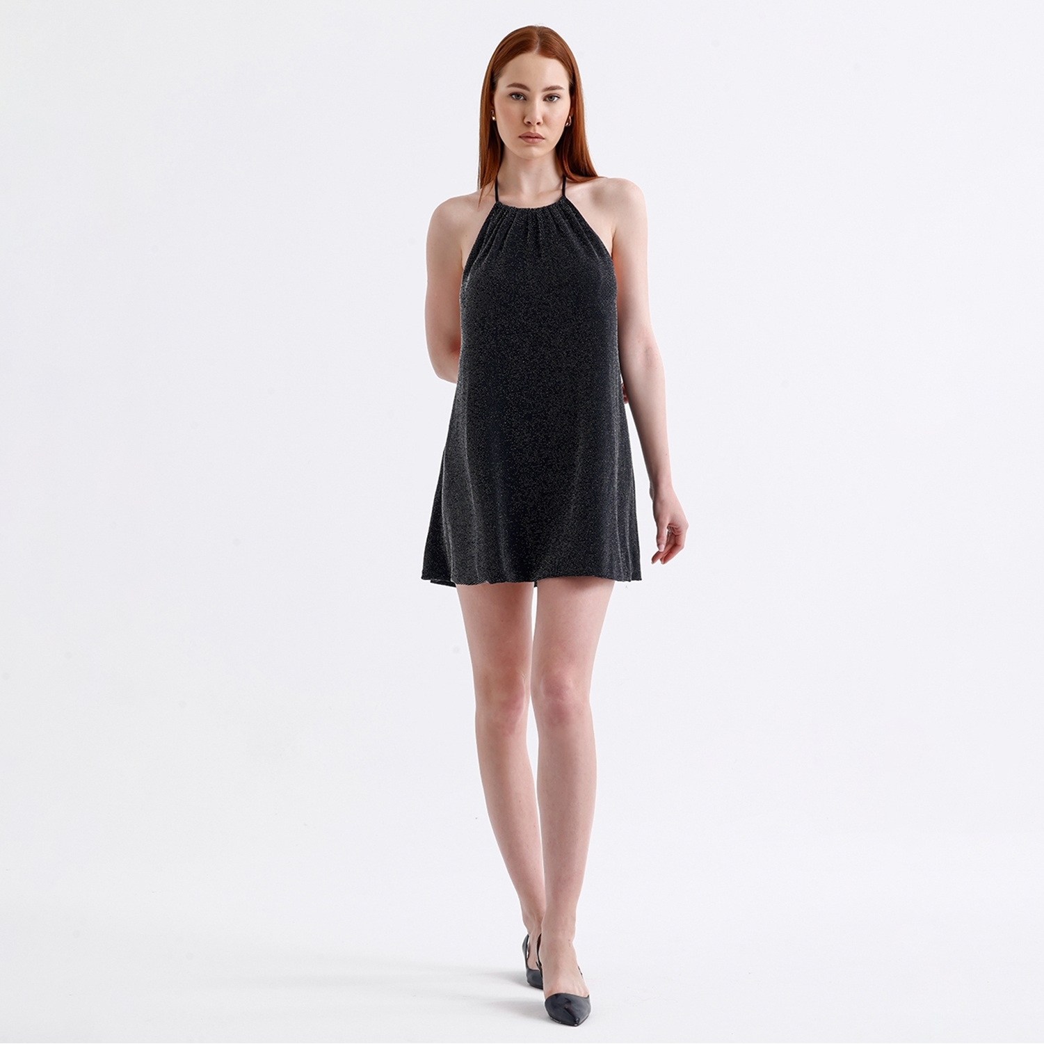 Luna O-ring Detailed Mini Dress