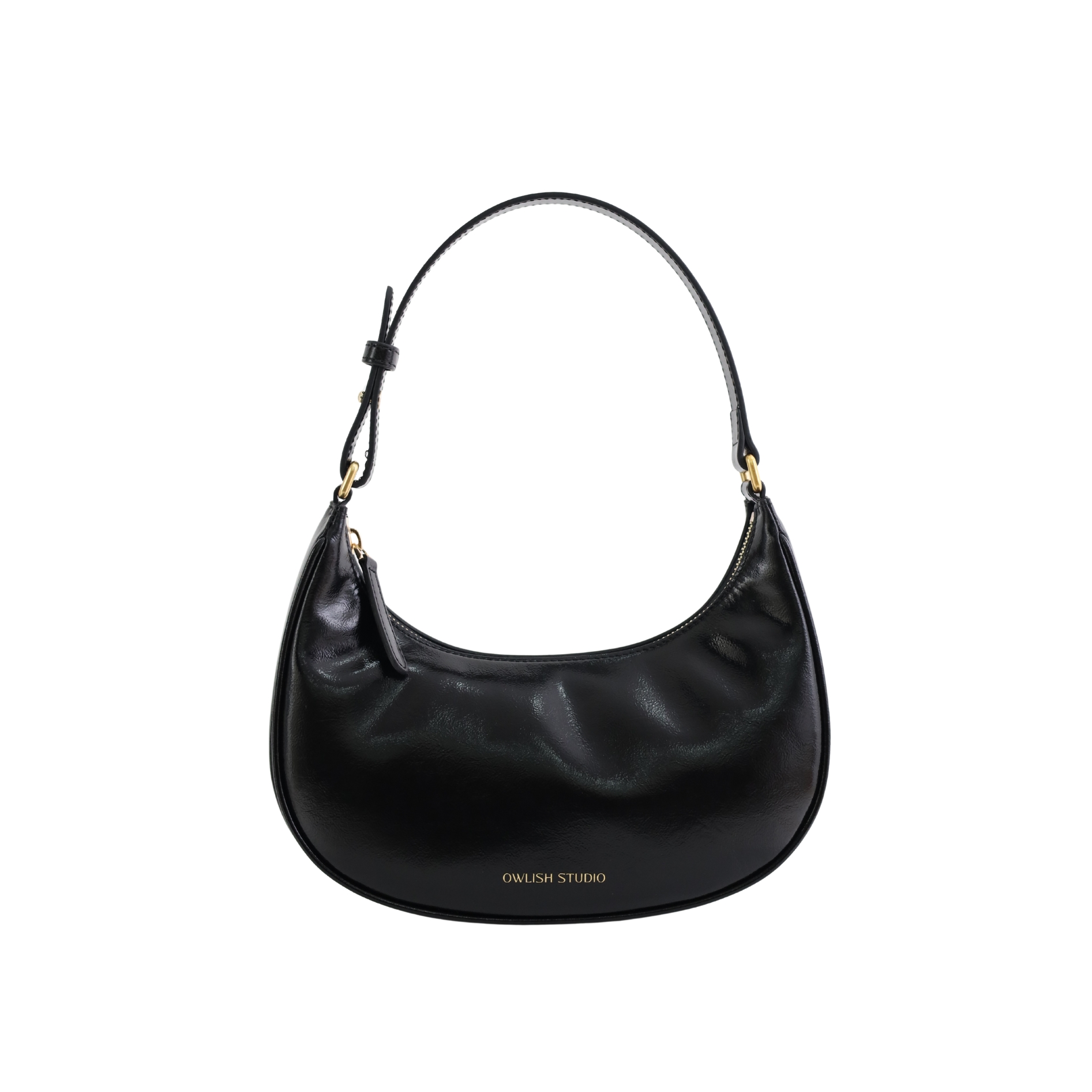 Moon Vegan Leather Shoulder Bag