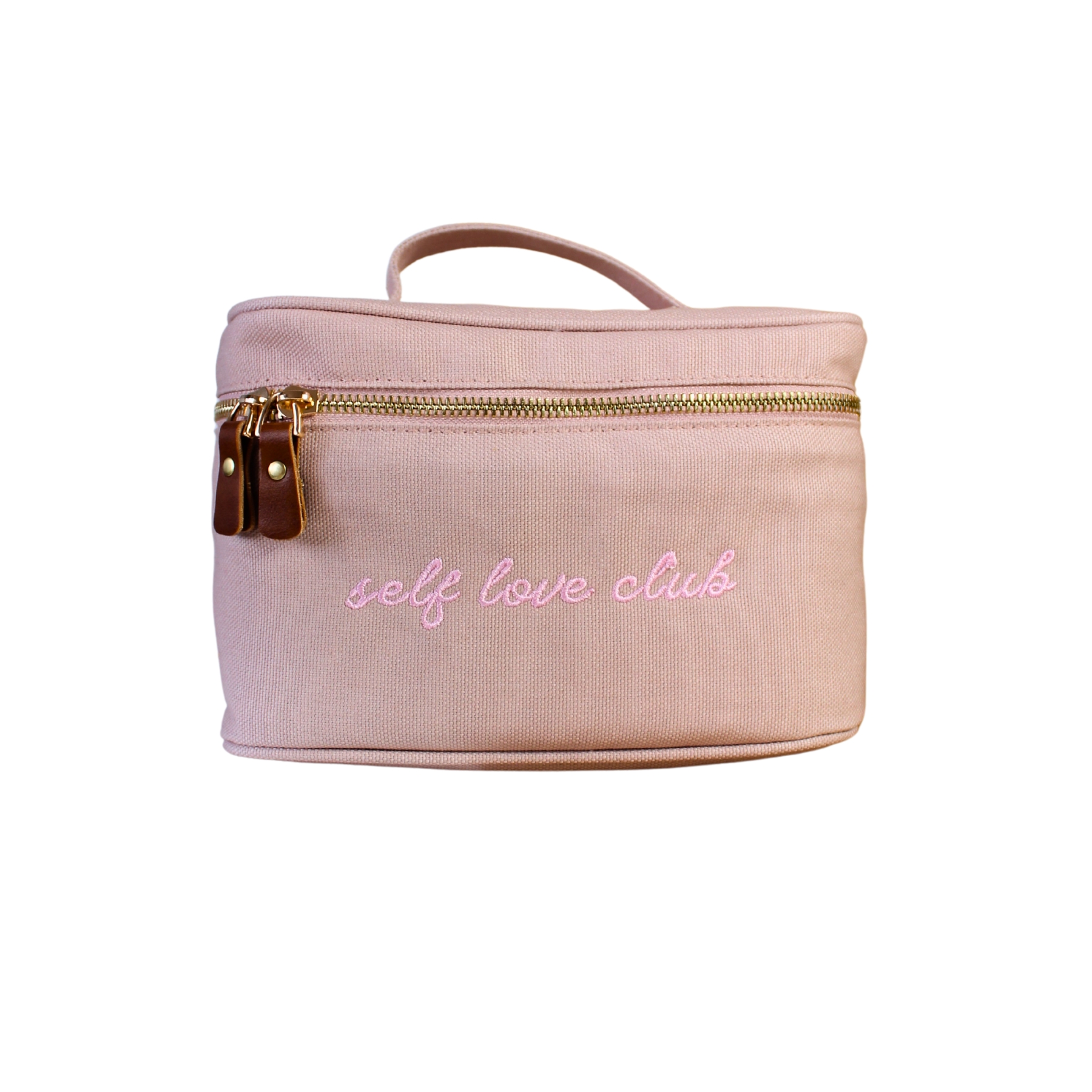 Self Love Club Green Canvas Makeup Bag