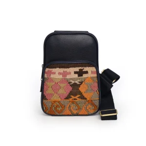 Freebag, Handmade Turkish Kilim Midnight Fanny Pack