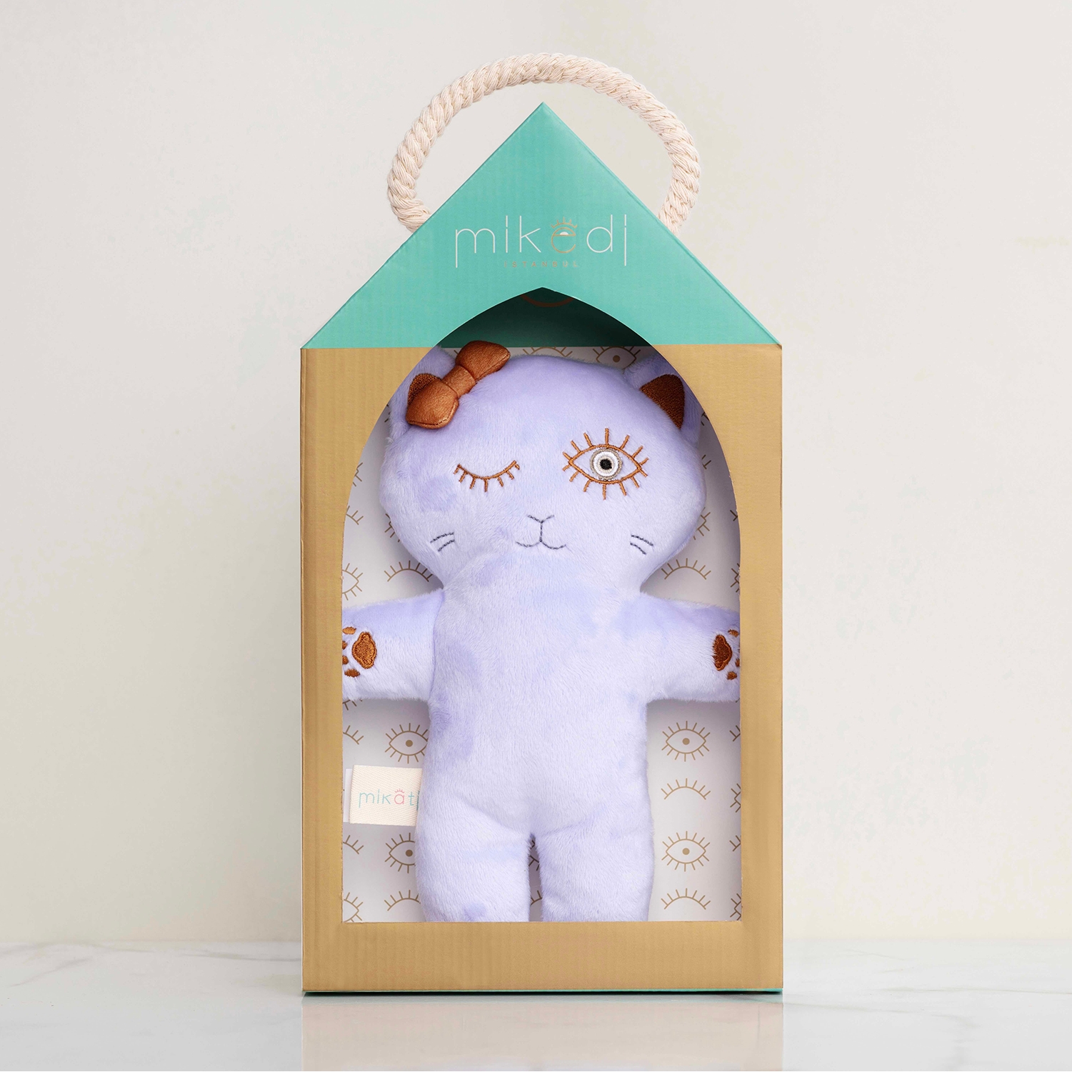 Mikedi Toy Cat With House