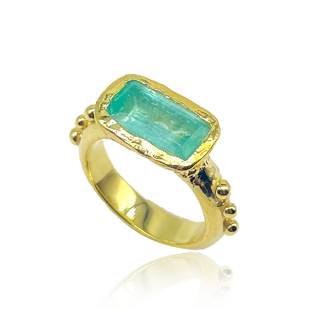 Minerva Aquamarine Ring