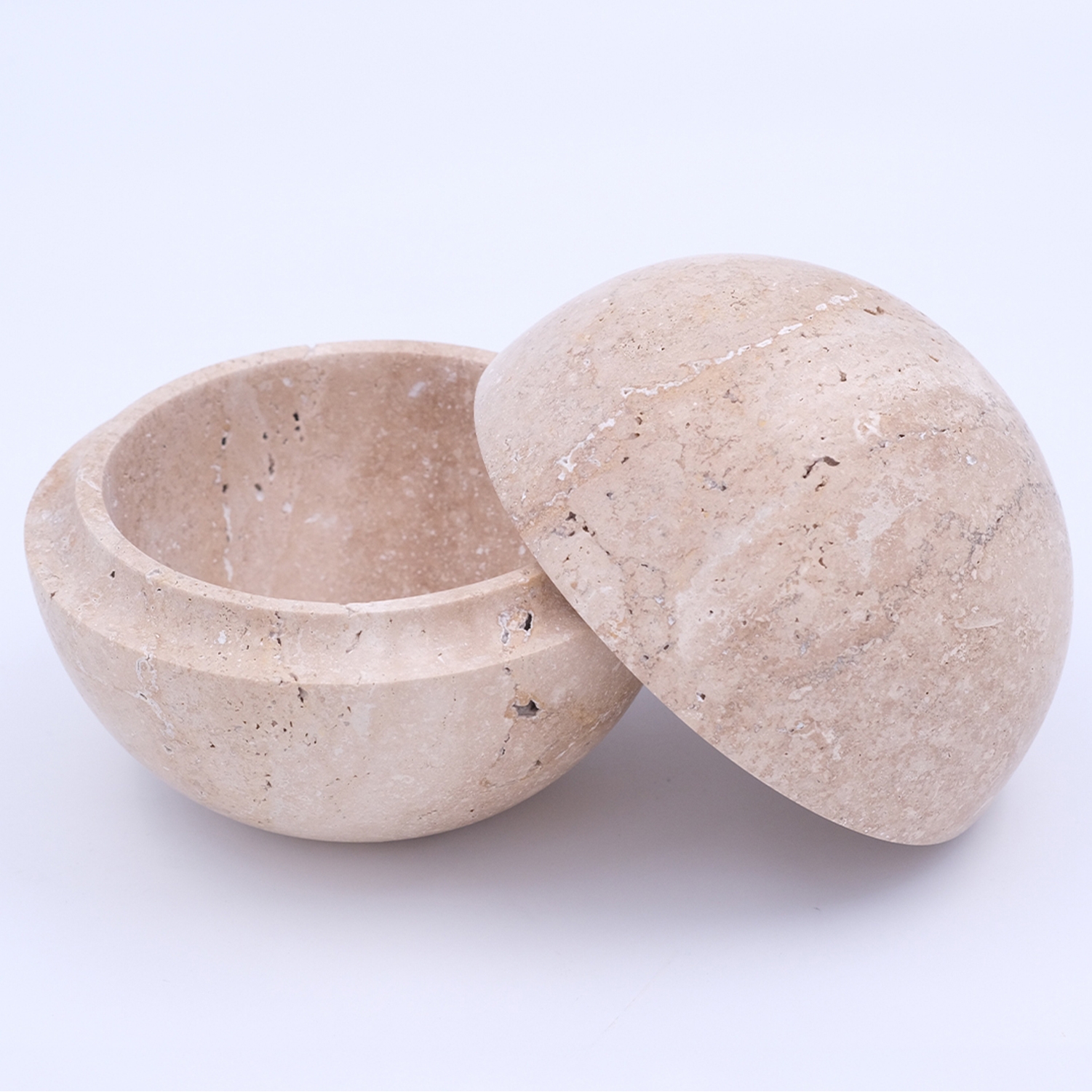 Travertine Covered Ashtray