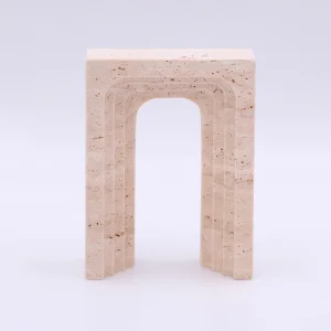 Travertine Column Decorative Object