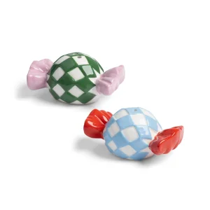 Salt And Pepper Shakers Set With Candy Figures