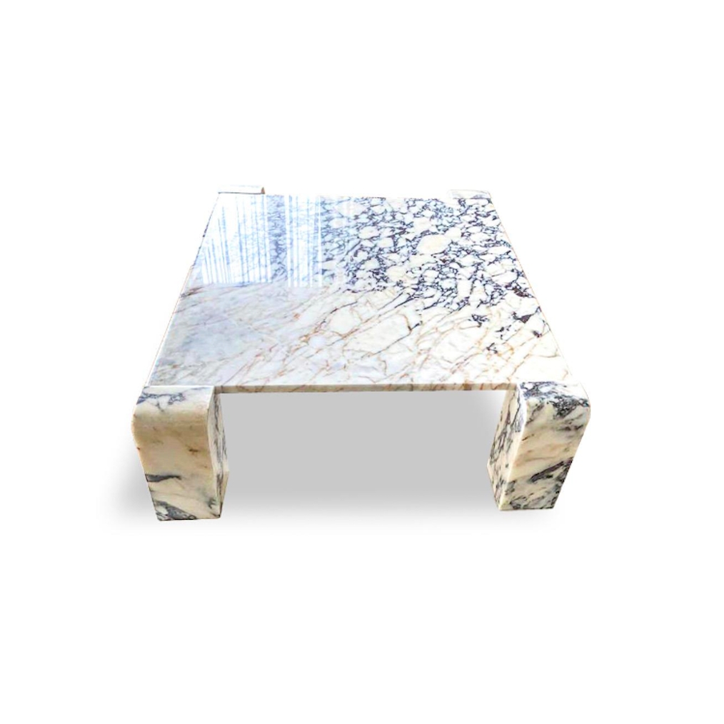 Menekse Travertine Marble Coffee Table