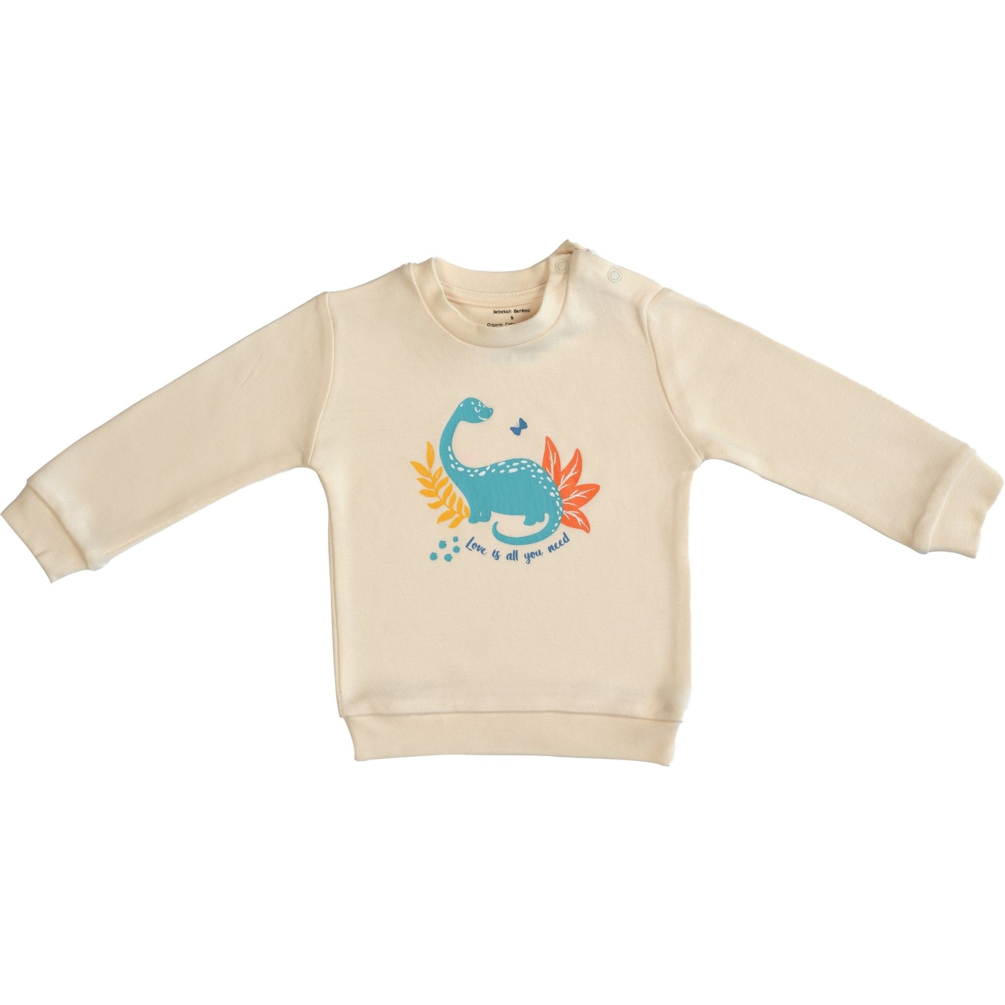 Baby Dino Organic Bamboo Baby Sweatshirt