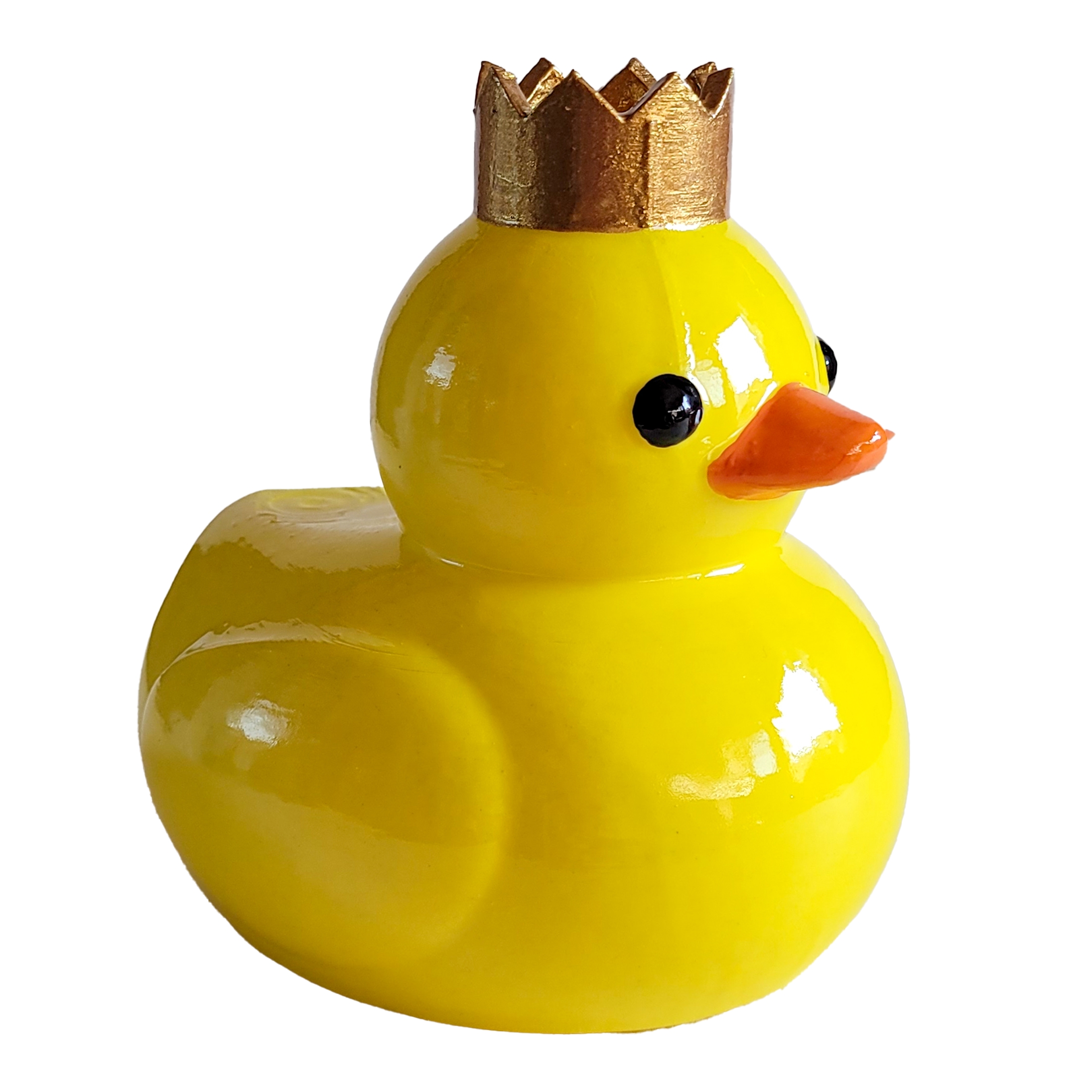 King Duck Plastic Duck Sculpture