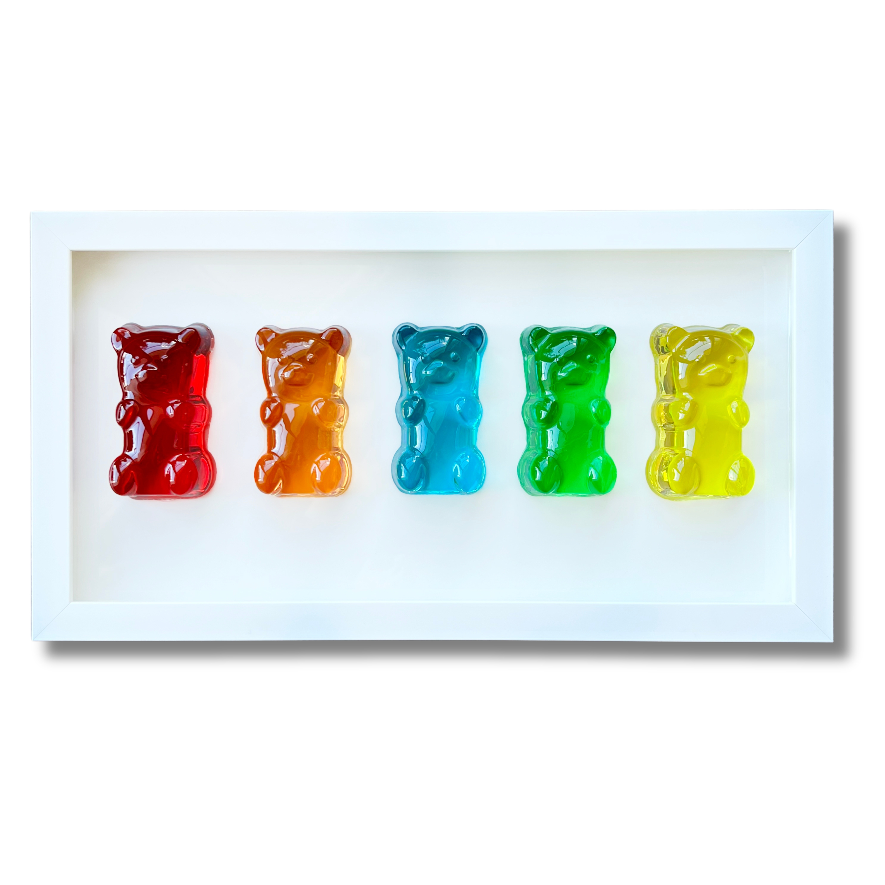 Rainbow Gummy Bear Wall Art