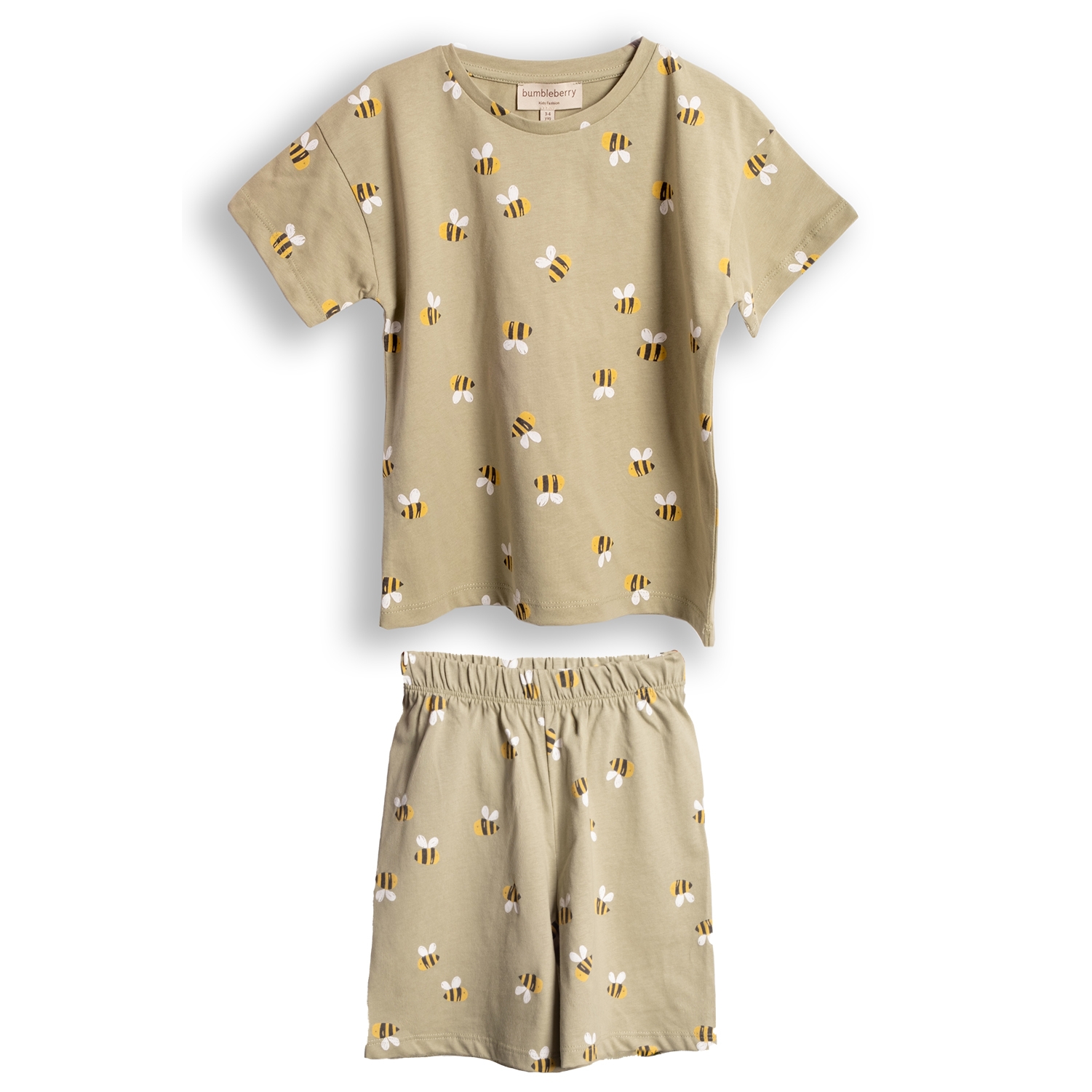 Calm Bee Kids Skirt T-shirt Set