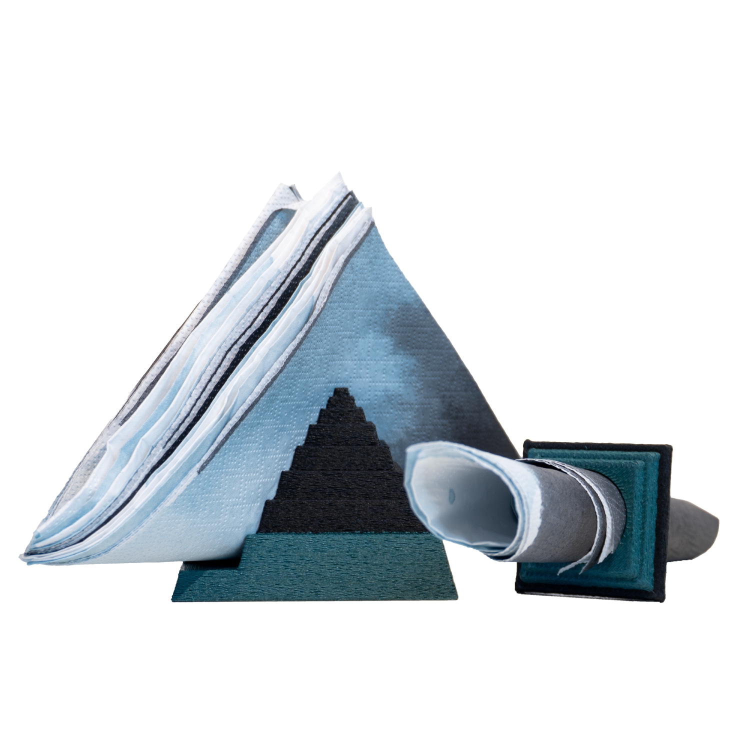 Spire Napkin Holder And Six-pack Napkin Ring