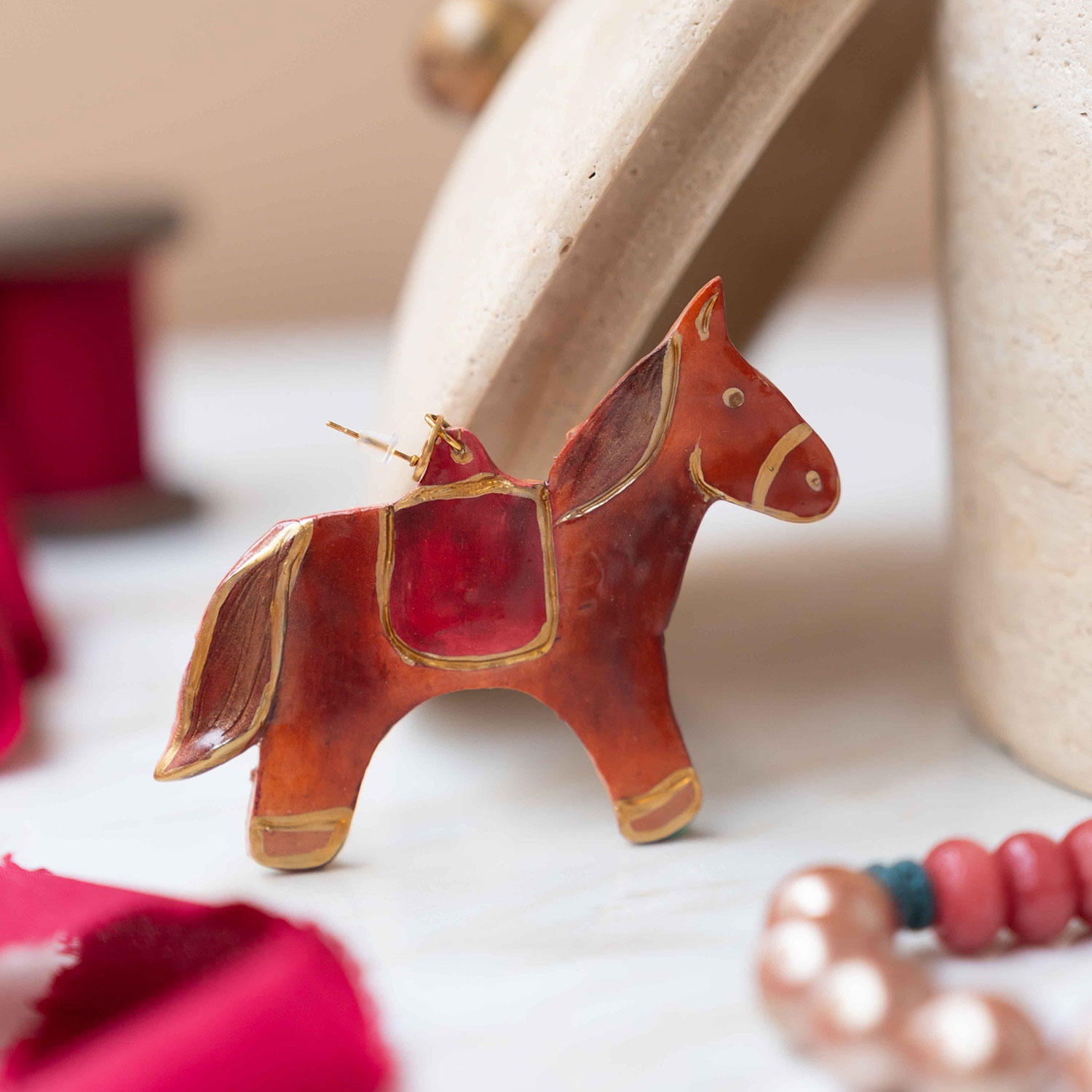 Sylva - Horse Shaped Earrings