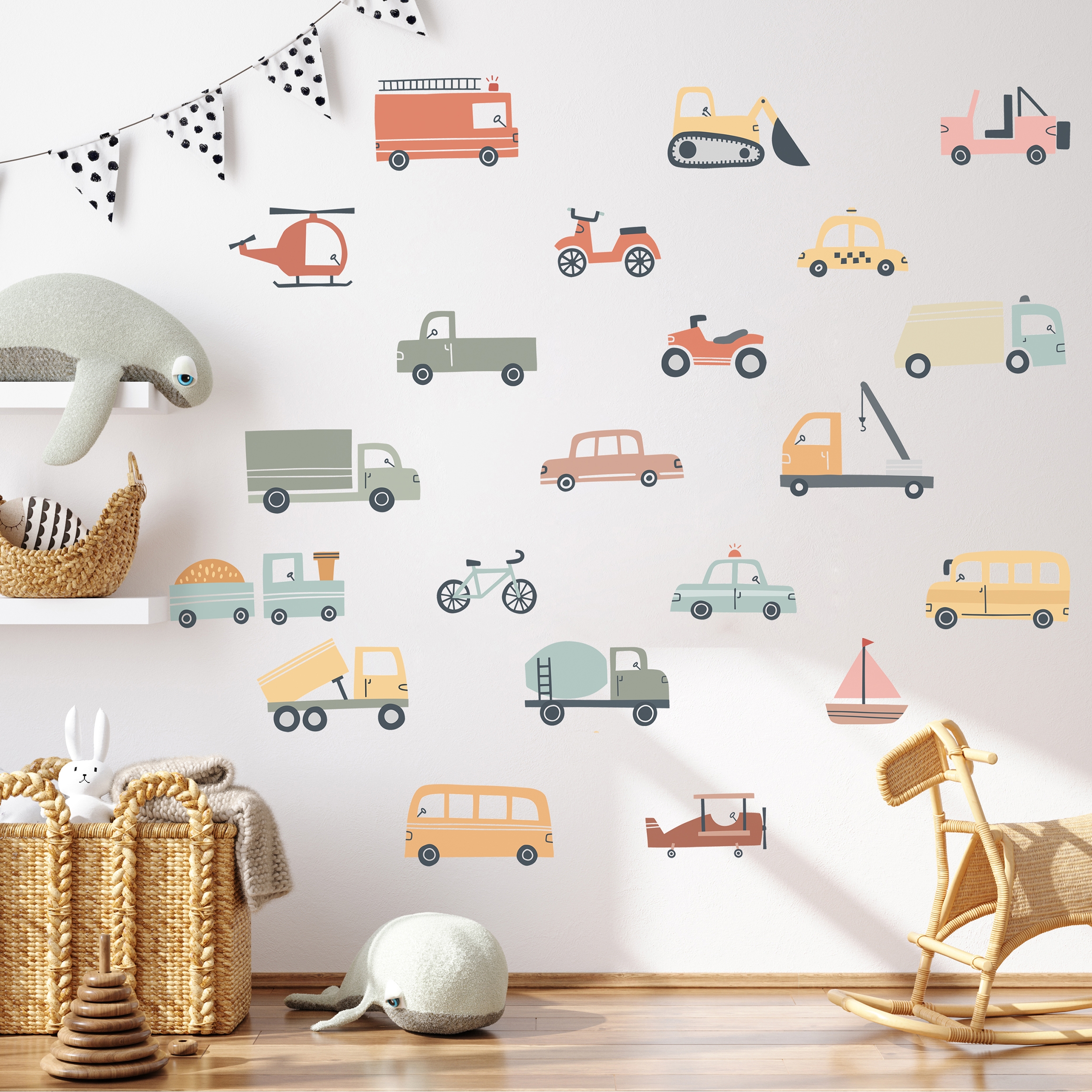 Transport Kids Wall Decal