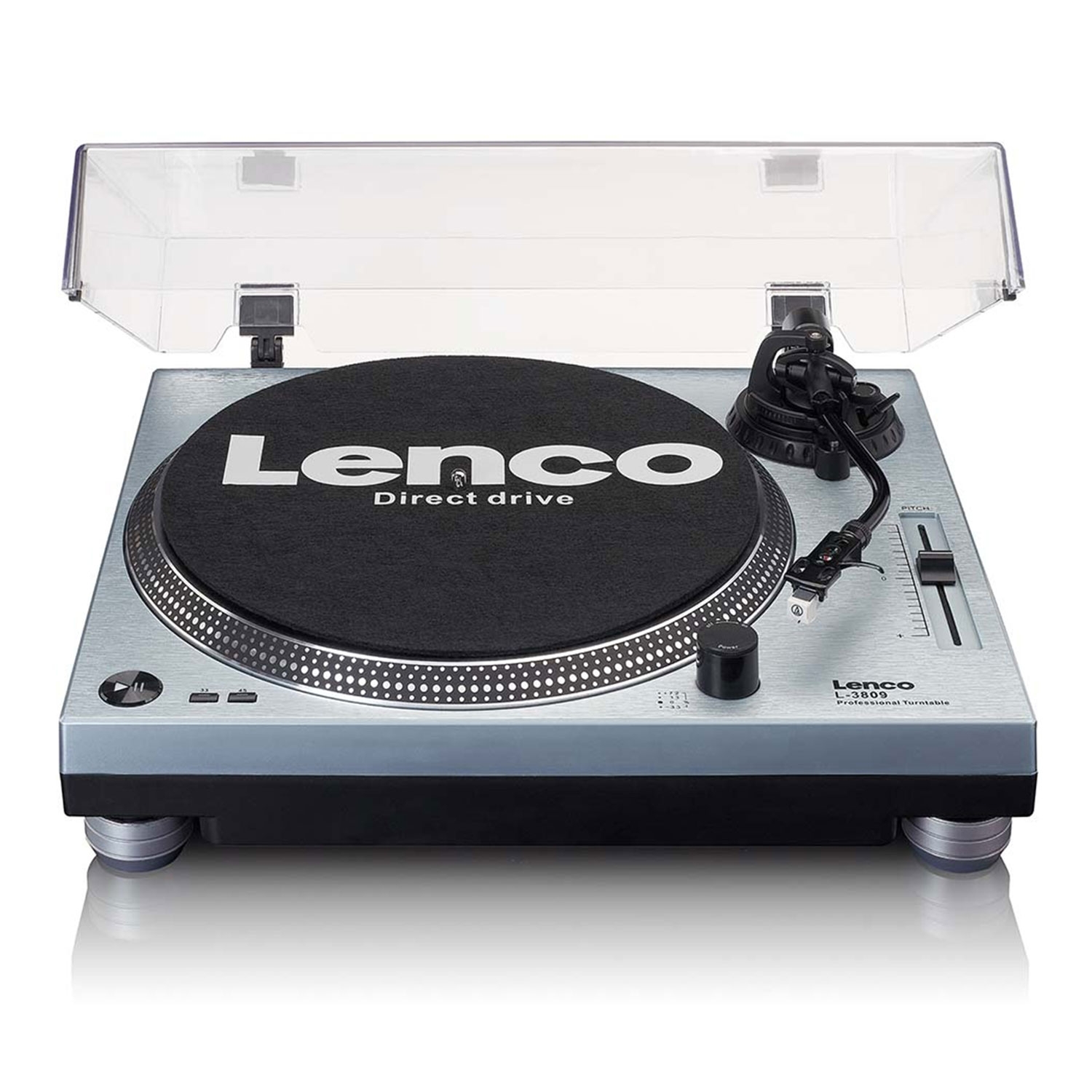 Direct Drive, Usb Metalik Mavi L-3809me Turntable