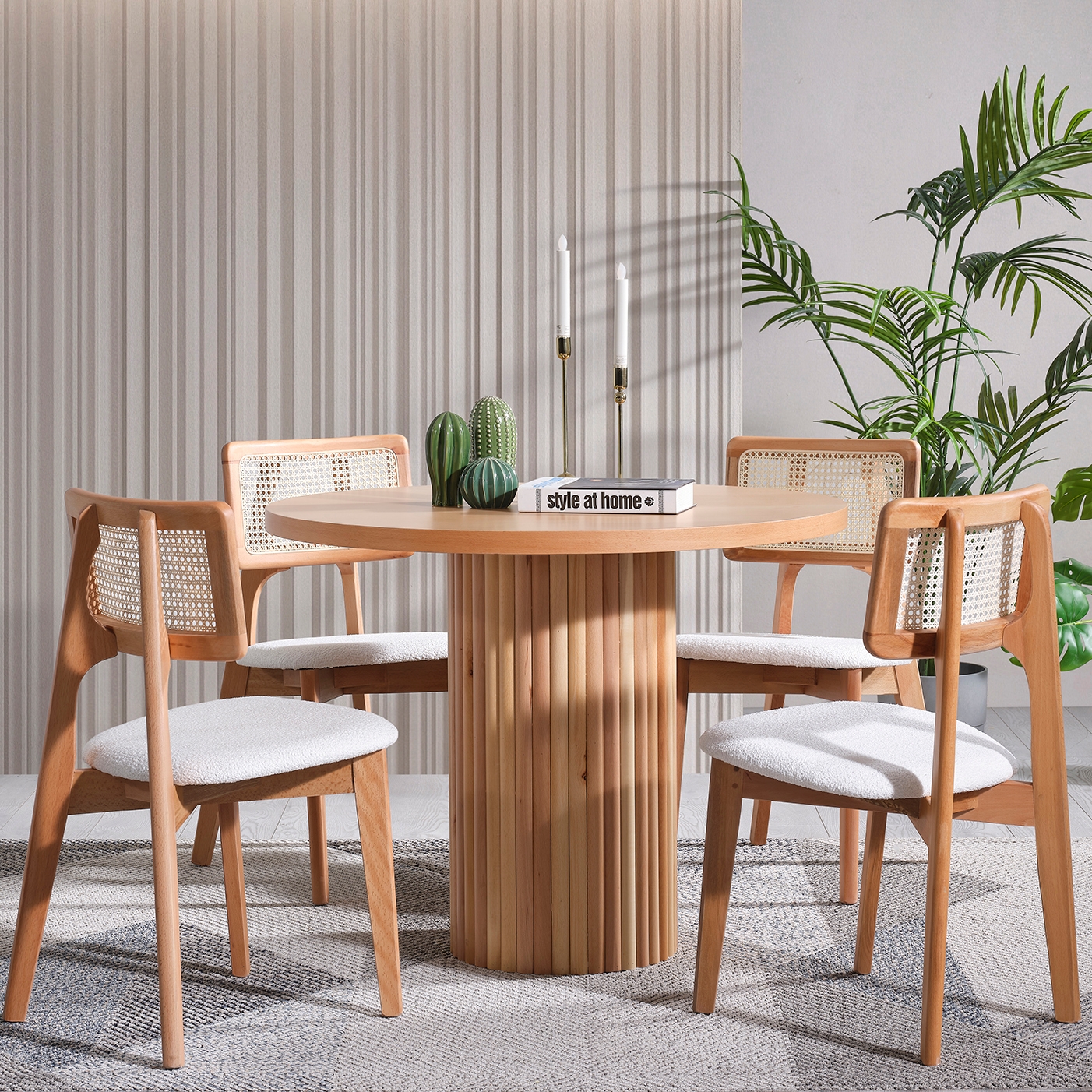 Melodi Woody Natural Table Set