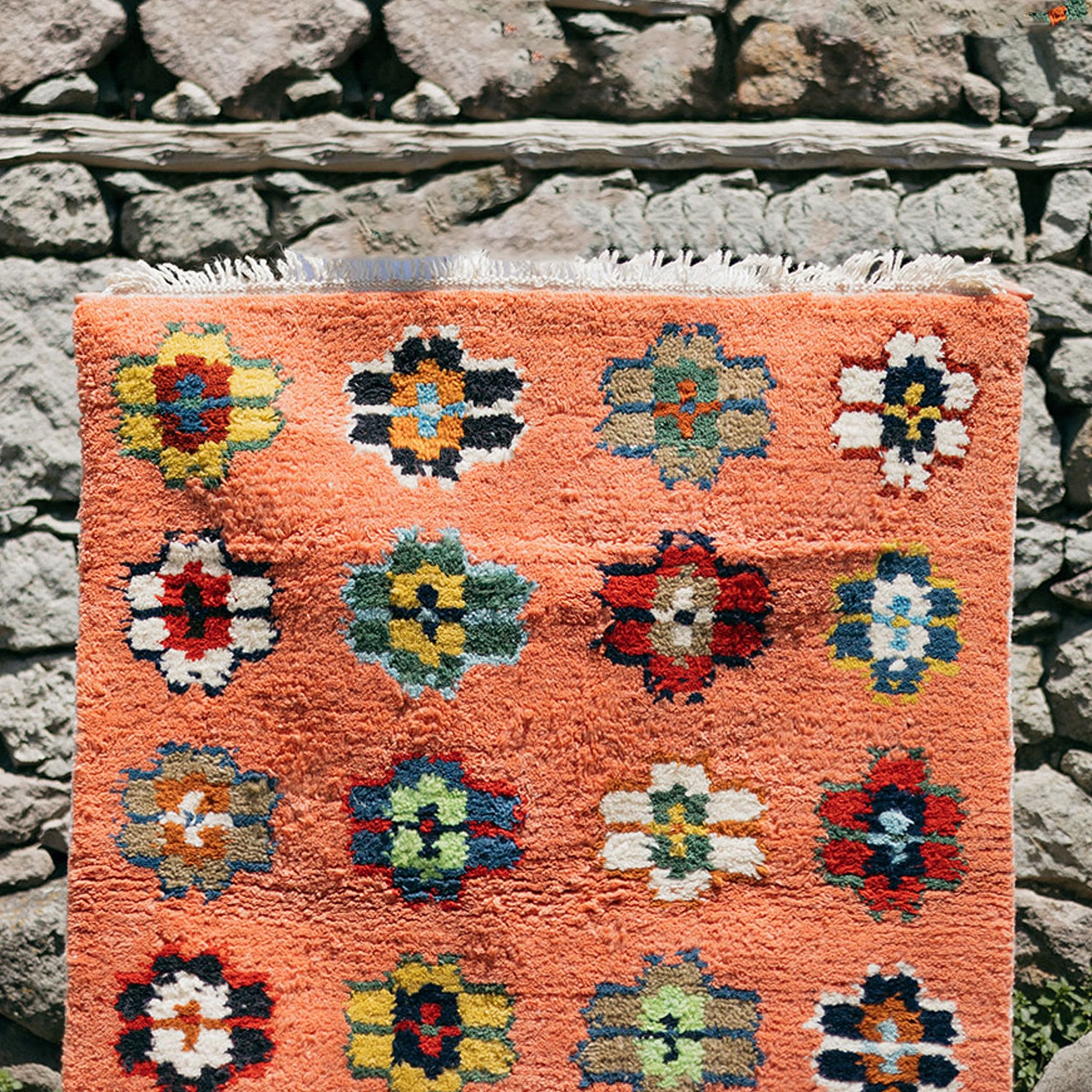 Flowers Hand-tied Rug